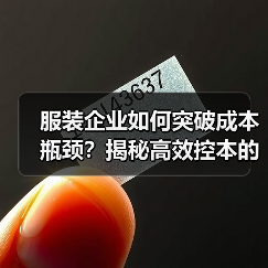 服装企业如何突破成本瓶颈？揭秘高效控本的核心方法（图3）