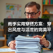 雨季实用穿搭方案：穿出风度与温度的完美平衡（图2）