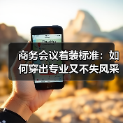 商务会议着装标准:如何穿出专业又不失风采(图4) 商务会议着装标准:如何穿出专业又不失风采(图4)