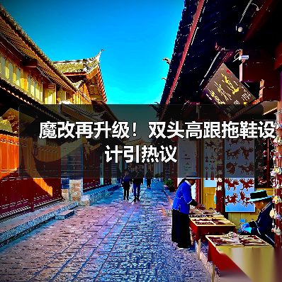 魔改再升级！双头高跟拖鞋设计引热议（图2）