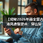 【揭秘2026年最全复古港风造型要点：穿出复古魅力】（图1）