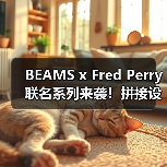 BEAMS x Fred Perry联名系列来袭！拼接设计引爆潮流（图4）