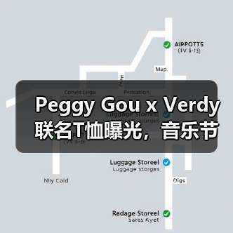 Peggy Gou x Verdy联名T恤曝光，音乐节限定设计抢先看（图4）