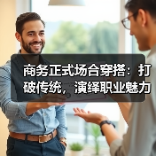 商务正式场合穿搭:打破传统,演绎职业魅力的秘密武器(图4) 商务正式场合穿搭:打破传统,演绎职业魅力的秘密武器(图4)