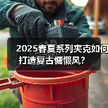 2025春夏系列夹克如何打造复古慵懒风?(图1) 2025春夏系列夹克如何打造复古慵懒风?(图1)