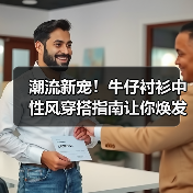 潮流新宠！牛仔衬衫中性风穿搭指南让你焕发无限魅力（图2）