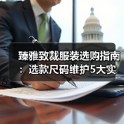 臻雅致裁服装选购指南:选款尺码维护5大实用方法(图2) 臻雅致裁服装选购指南:选款尺码维护5大实用方法(图2)