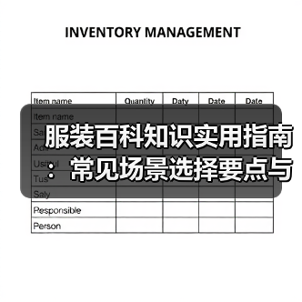 服装百科知识实用指南：常见场景选择要点与注意事项